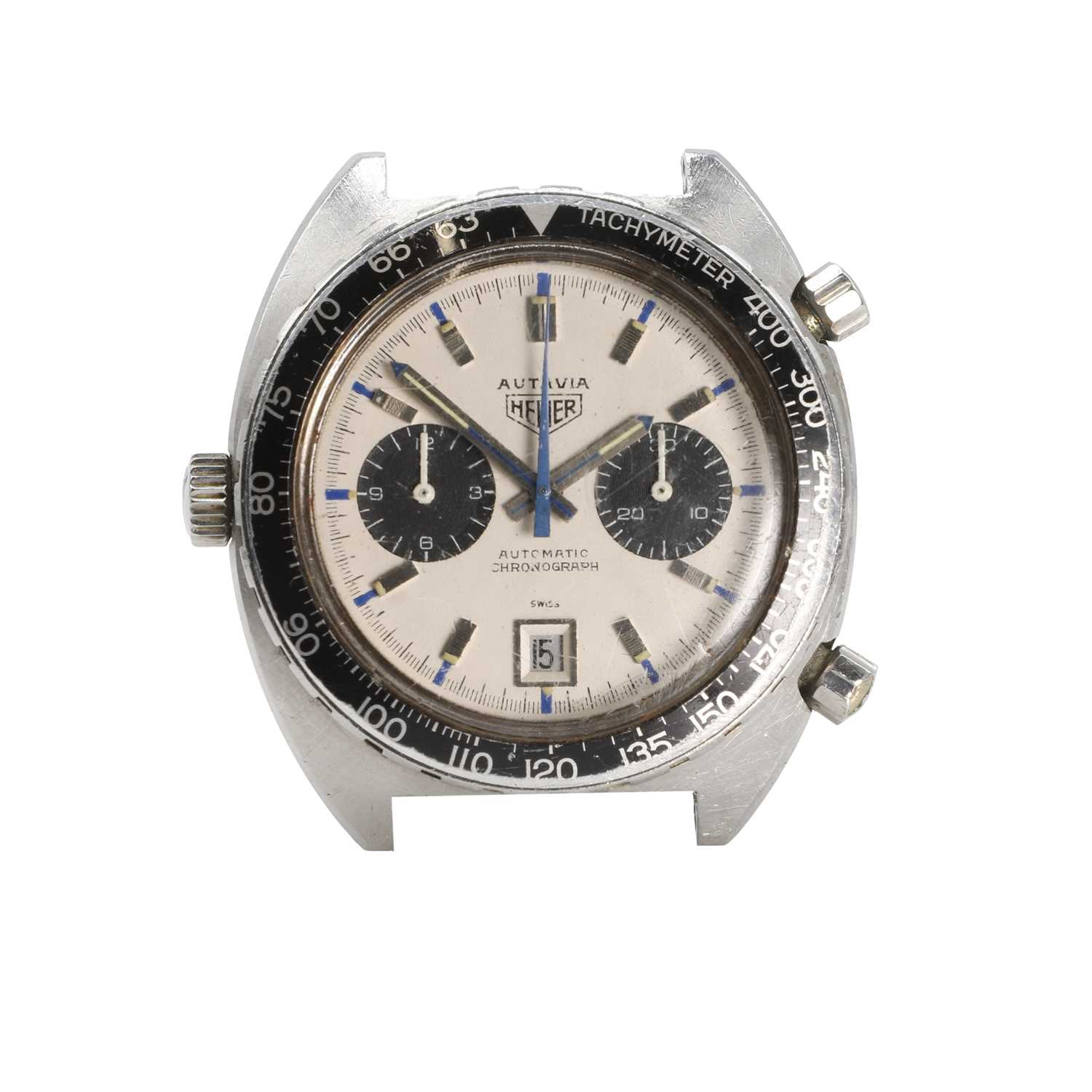 Lot 378 - A stainless steel Heuer Autavia 'Jo Siffert' automatic chronograph watch