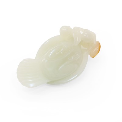 Lot 120 - A Chinese jade carving