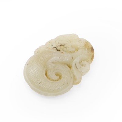Lot 120 - A Chinese jade carving