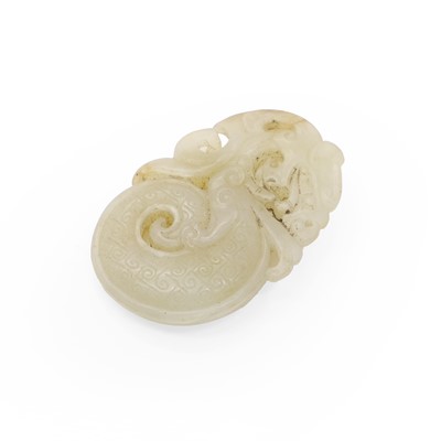 Lot 120 - A Chinese jade carving