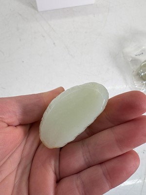 Lot 120 - A Chinese jade carving