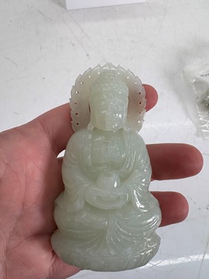 Lot 120 - A Chinese jade carving
