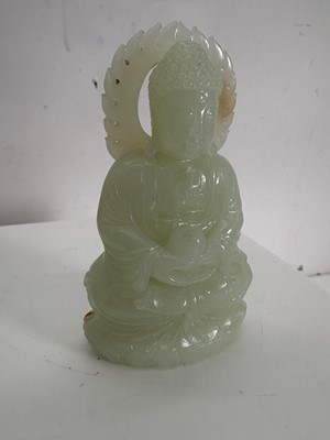 Lot 120 - A Chinese jade carving