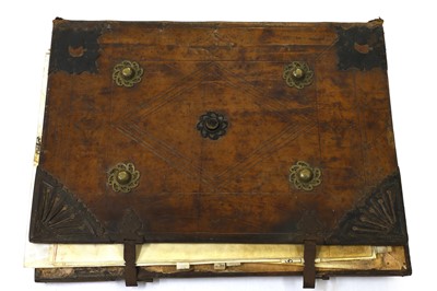 Lot 57 - 16/17 Century Binding: A large full leather folio