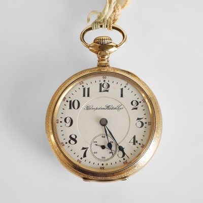 Lot 110 - A Buffalo Bill gold-filled pocket watch
