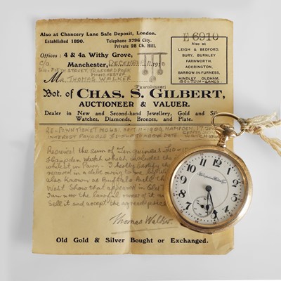 Lot A Buffalo Bill gold-filled pocket watch