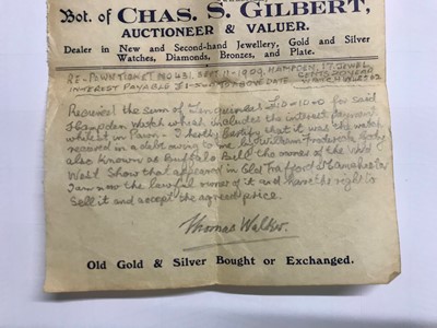Lot 110 - A Buffalo Bill gold-filled pocket watch