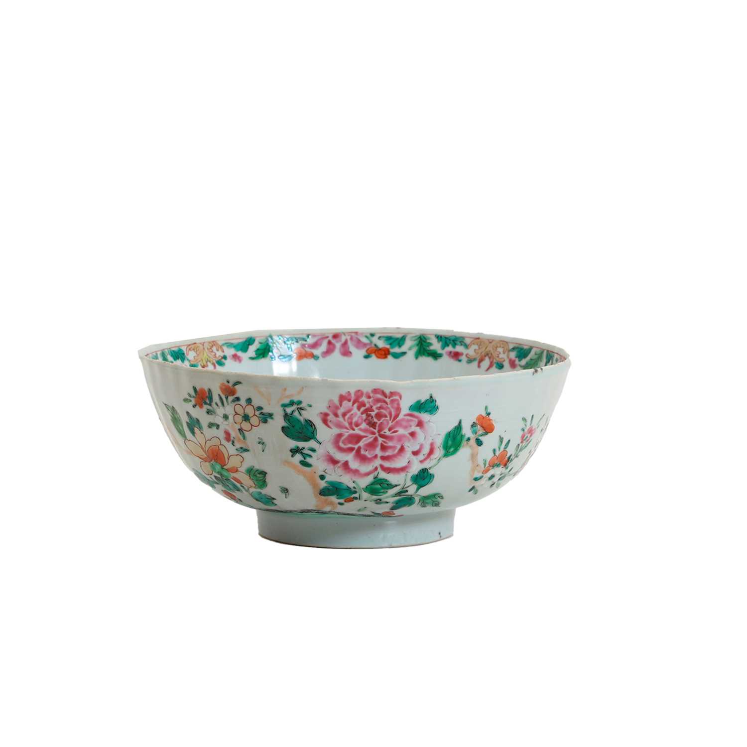 Lot 152 - A Chinese famille rose punch bowl