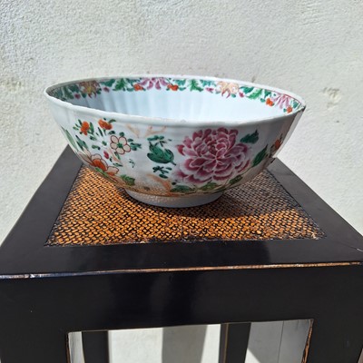 Lot 152 - A Chinese famille rose punch bowl