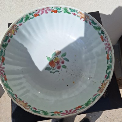 Lot 152 - A Chinese famille rose punch bowl