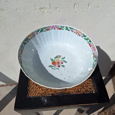 Lot 152 - A Chinese famille rose punch bowl