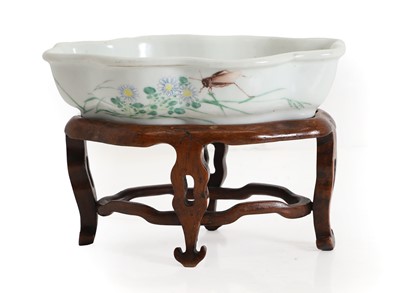Lot 127 - A Chinese qianjiang enamelled planter