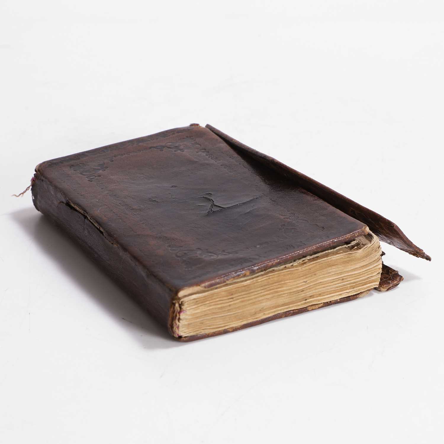 Lot 189 - An Ottoman leather-bound illuminated Quran