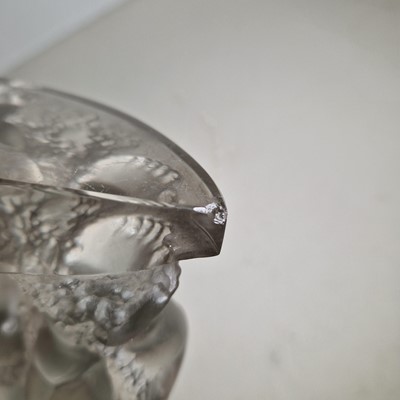 Lot 103 - A pair of Lalique 'Luxembourg' glass bookends