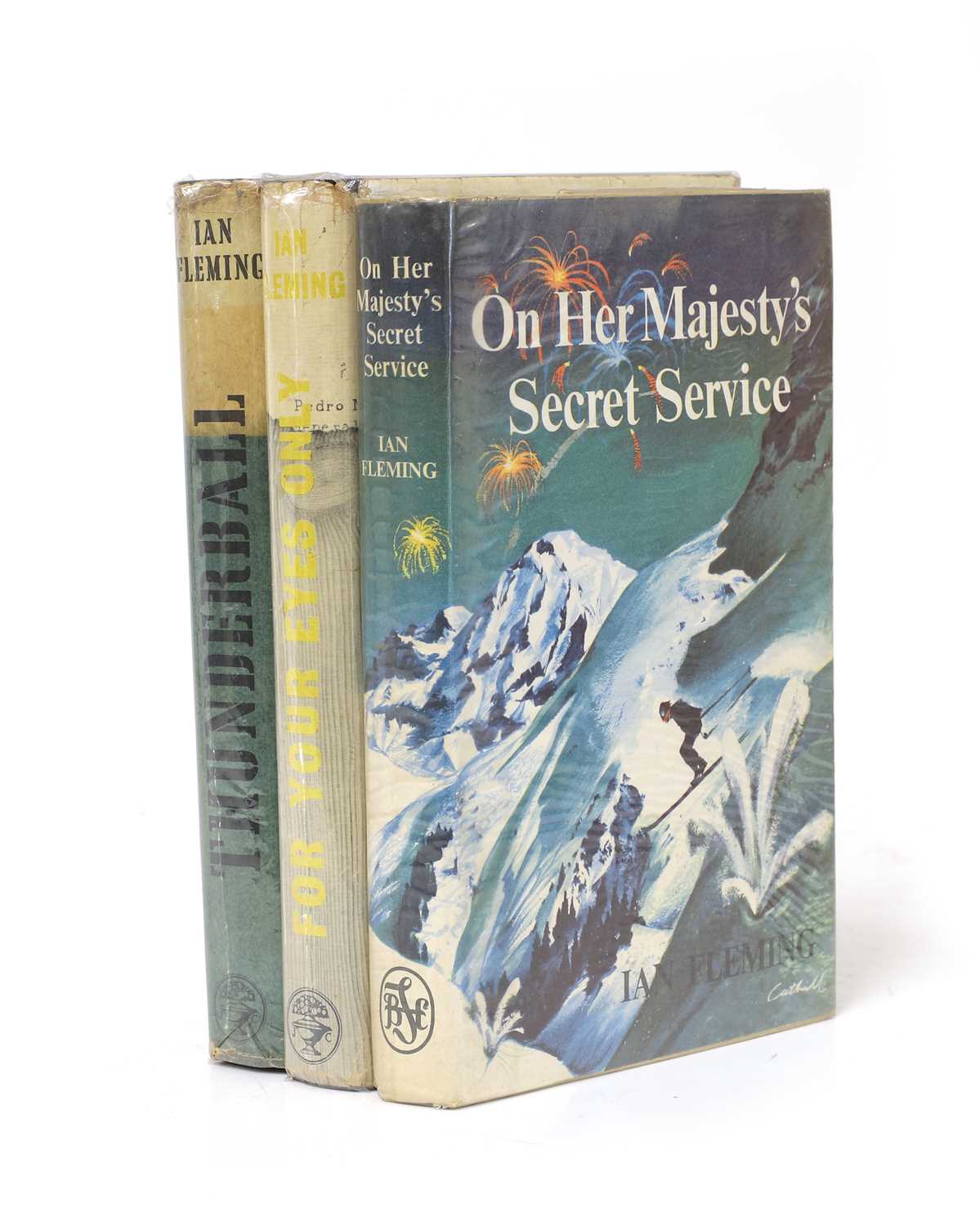 Lot 216 - FLEMING, Ian (3 James Bond first editions, with dust jackets)