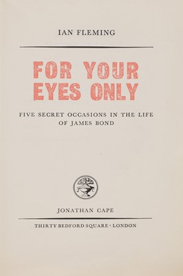 Lot 216 - FLEMING, Ian (3 James Bond first editions, with dust jackets)