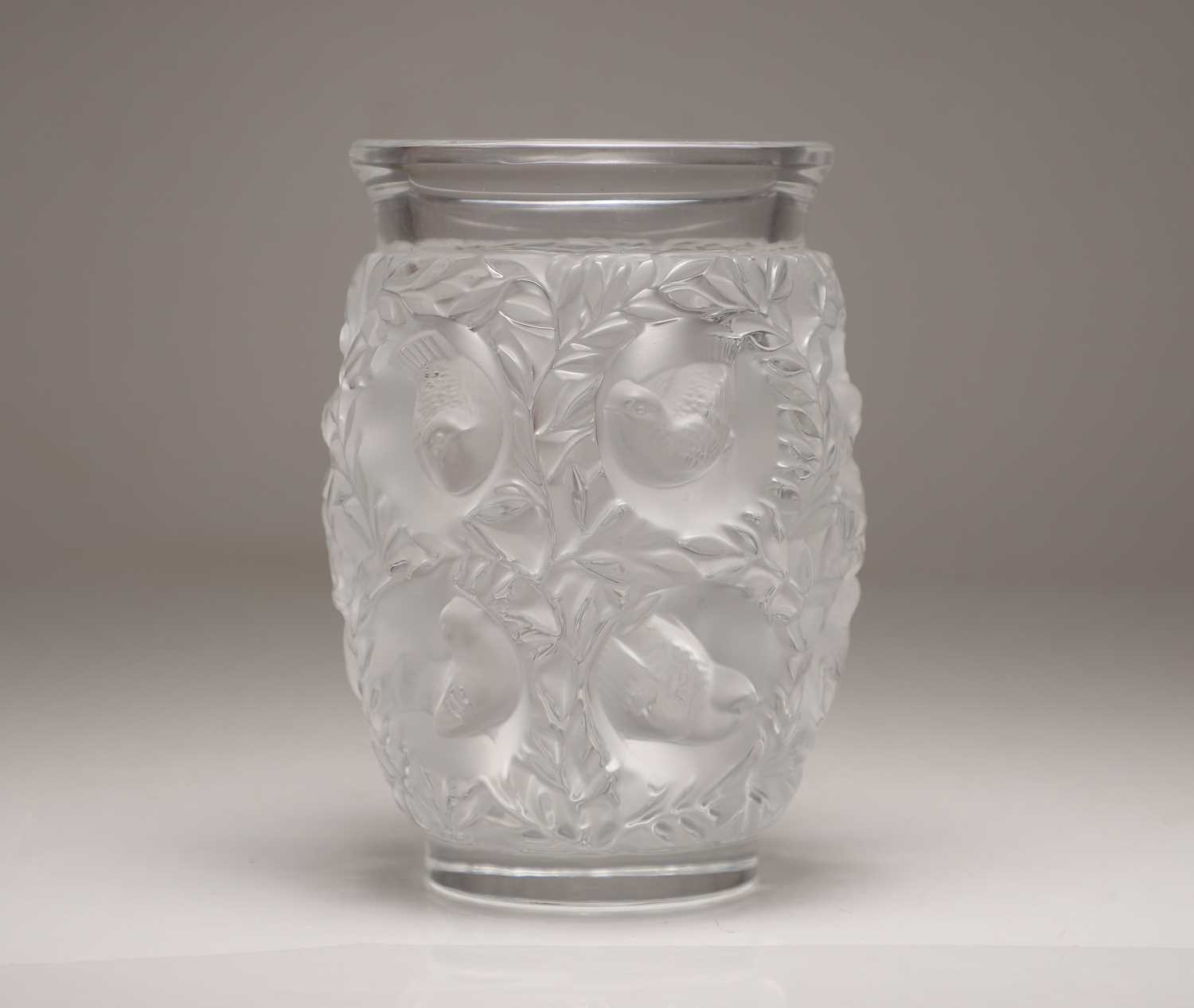 Lot 294 - A Lalique 'Bagatelle' glass vase