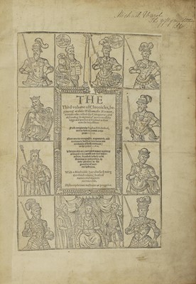Lot 151 - HOLINSHED- The Chronicles of England, Scotlande, and Irelande