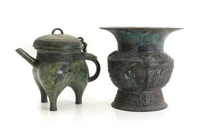 Lot 127 - Two Chinese bronze