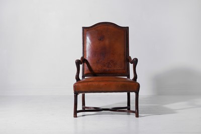 Lot 279 - A Louis XV carved beech fauteuil