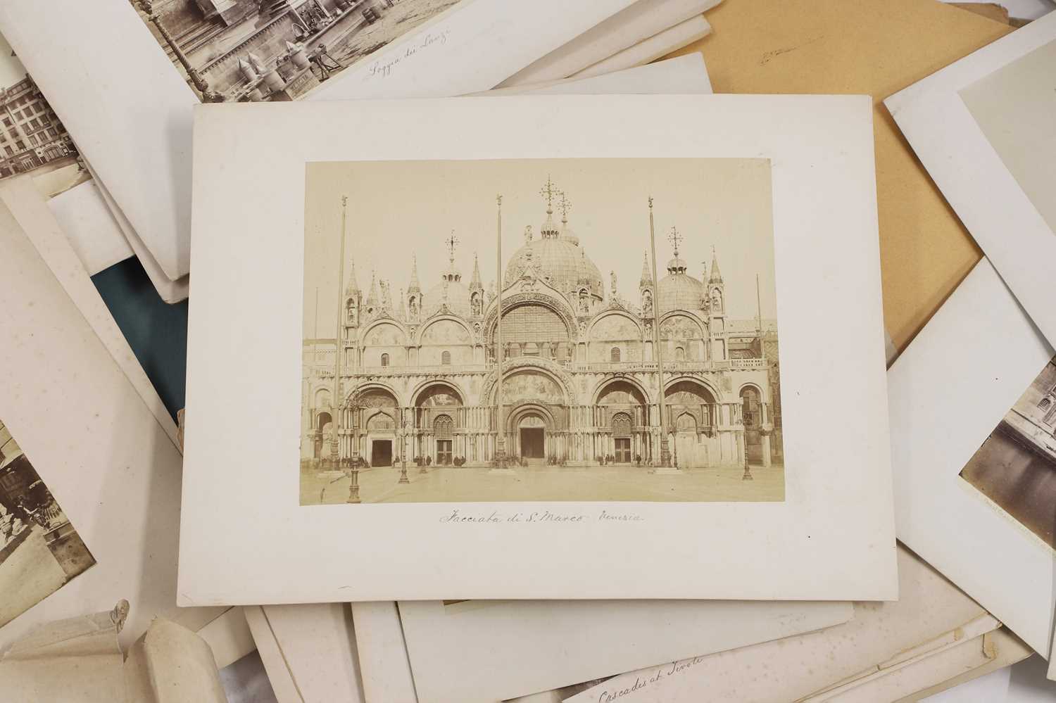 Lot 492 - A collection of photographs of Italy and France
