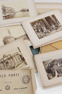 Lot 492 - A collection of photographs of Italy and France