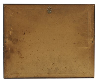 Lot 596 - A pair of reverse glass hunting pictures
