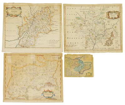 Lot 17 - Morden: Four Maps (all 41 x 34cm & hand coloured): Gloucestershire