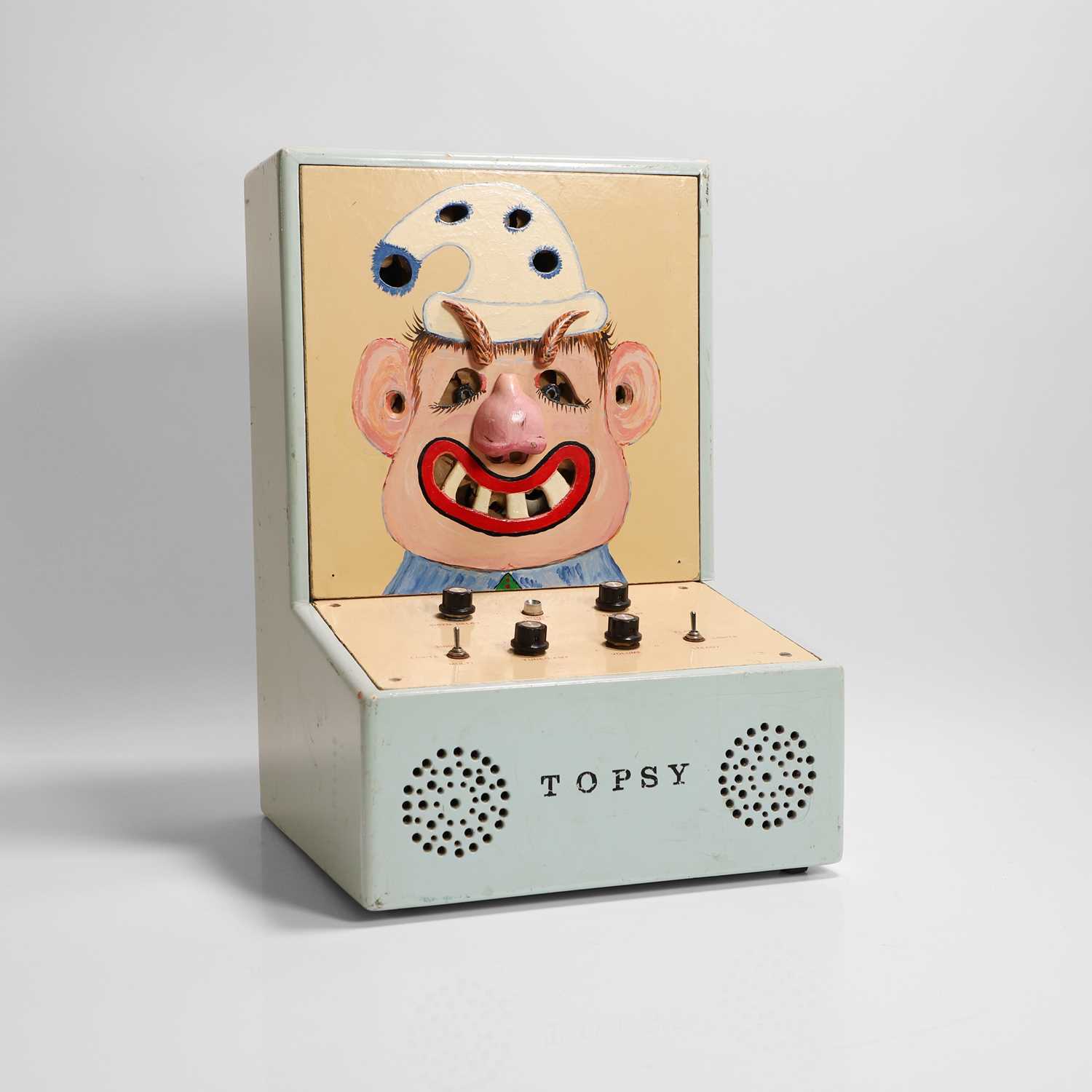 Lot 111 - An unusual 'Topsy' homemade electrical game
