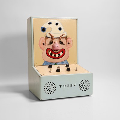 Lot 111 - An unusual 'Topsy' homemade electrical game