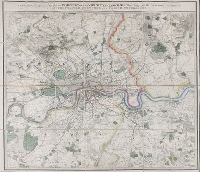 Lot 25 - James Wyld- MAP OF LONDON