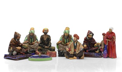 Lot 111 - A collection of Royal Doulton porcelain figures
