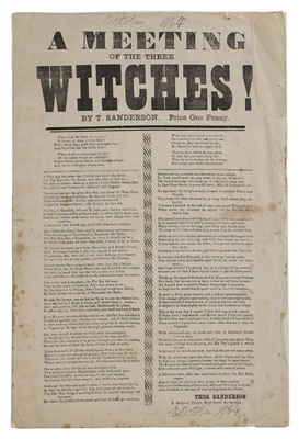 Lot 3 - A Meeting of the Three Witches!