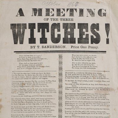 Lot 3 - A Meeting of the Three Witches!