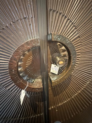 Lot 7 - A pair of 'Heroic Sunburst' doors
