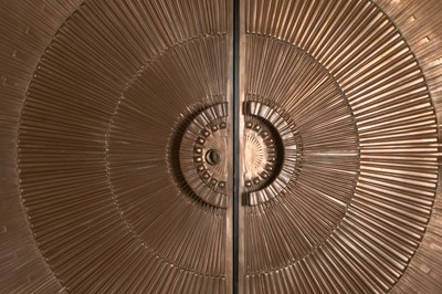 Lot 7 - A pair of 'Heroic Sunburst' doors
