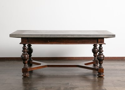 Lot 72 - A baroque marble-topped table