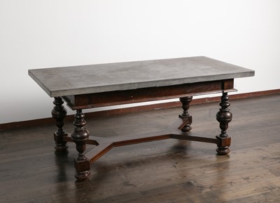Lot 72 - A baroque marble-topped table