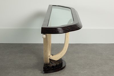 Lot 173 - A Maitland-Smith tortoiseshell-mounted console table