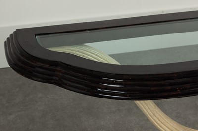 Lot 173 - A Maitland-Smith tortoiseshell-mounted console table