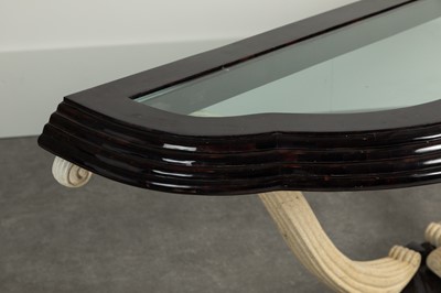 Lot 173 - A Maitland-Smith tortoiseshell-mounted console table