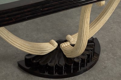 Lot 173 - A Maitland-Smith tortoiseshell-mounted console table