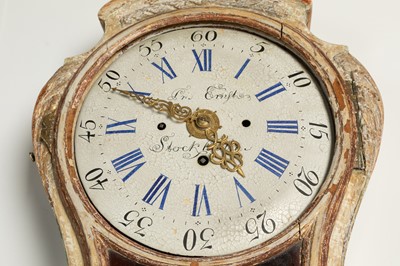 Lot 211 - A rococo cartel clock with bracket