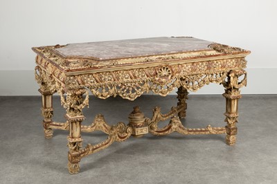 Lot 237 - A Louis XIV-style centre table or 'table de milieu'