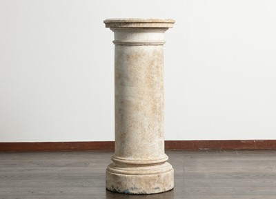 Lot 437 - A marble plinth