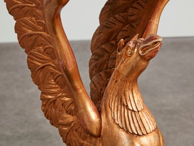 Lot 206 - An Empire carved giltwood and composition console table