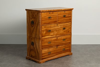 Lot A camphor wood campaign chest