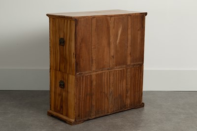 Lot 134 - A camphor wood campaign chest