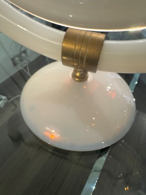 Lot 207 - An opalescent glass dressing mirror