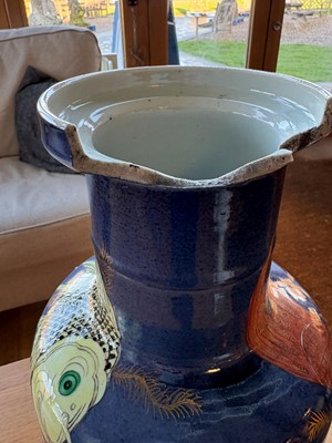 Lot 66 - A Chinese powder blue vase